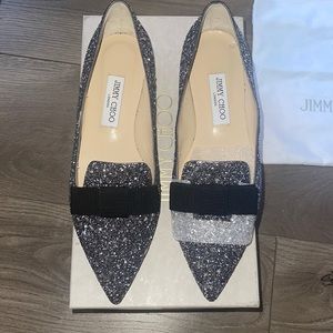 Jimmy Choo Sparkle Flats